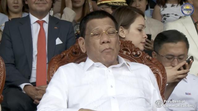 菲律宾总统杜特尔特(图：菲律宾Rappler新闻网)