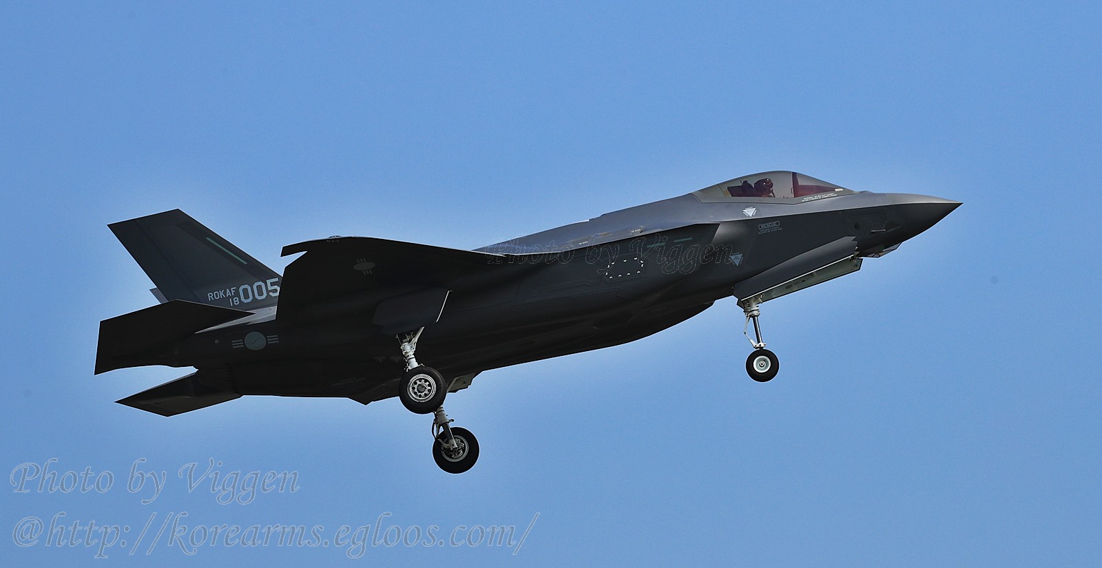 2架韩国f35a战斗机在美国进行训练