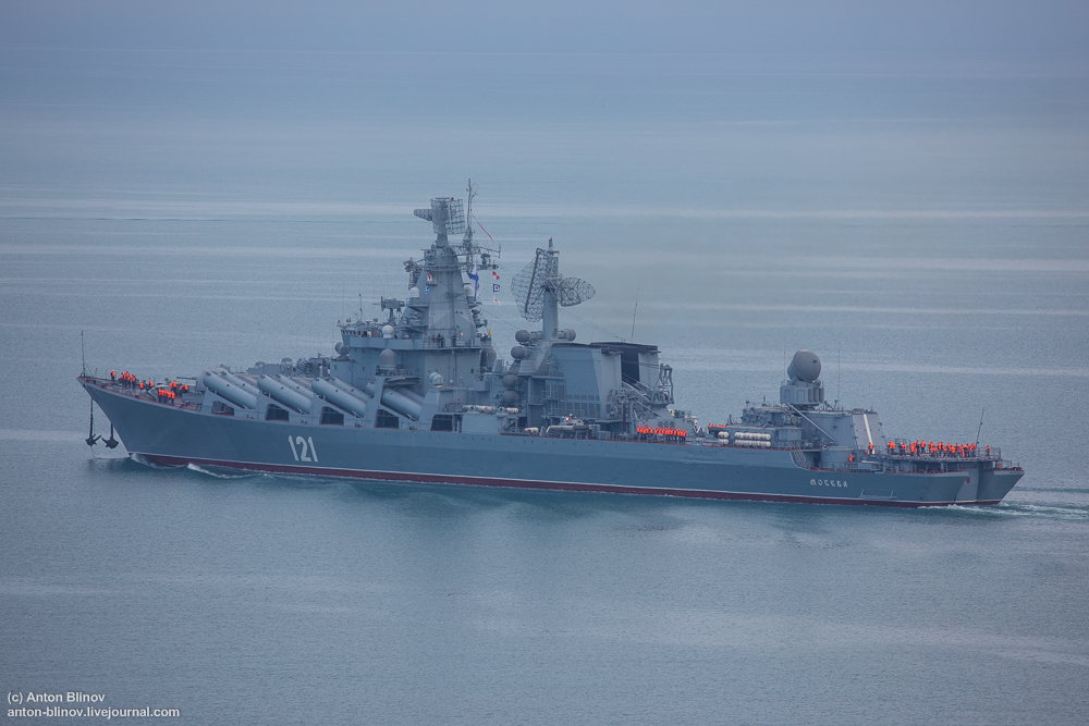 8 俄莫斯科号巡洋舰3年来首次出港不日就返回