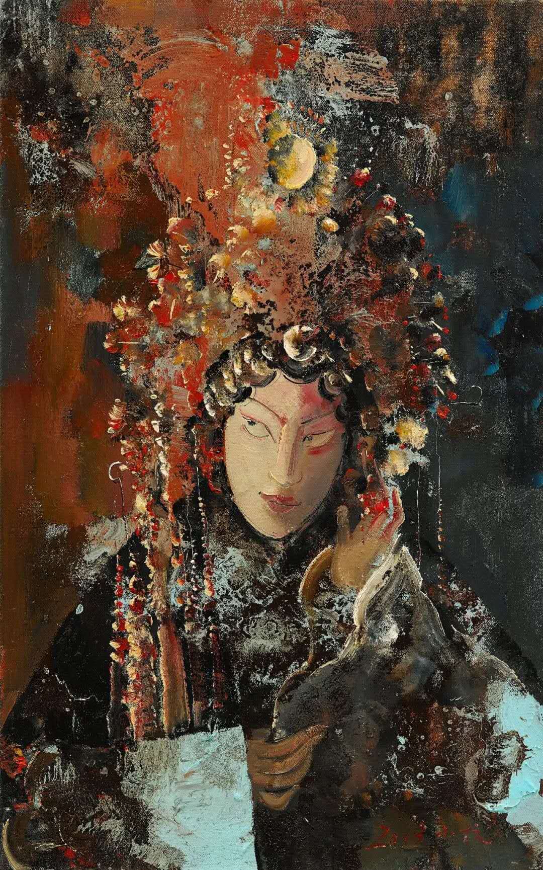 用油画讲述戏剧故事,精彩!