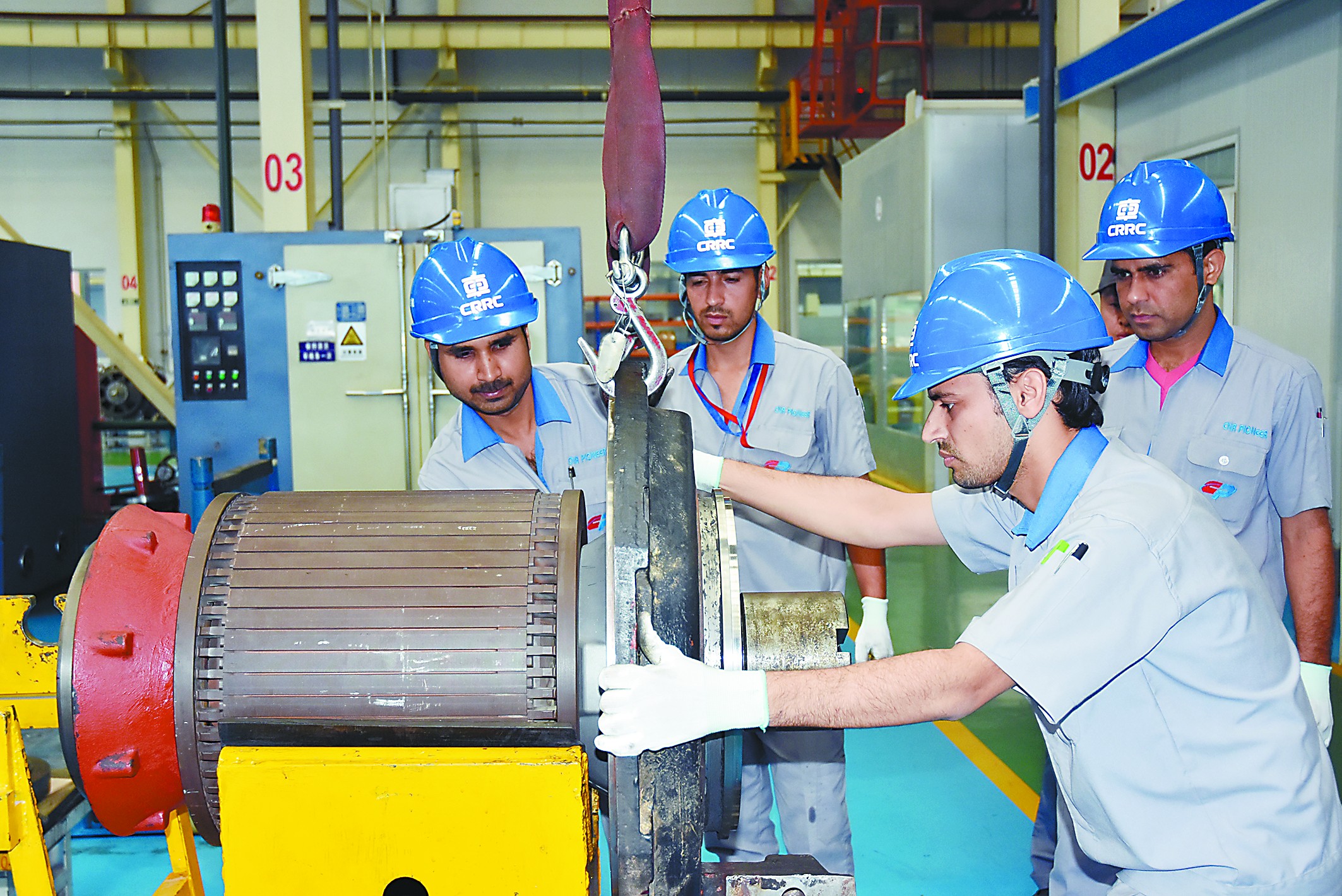 印度员工在中国参加培训