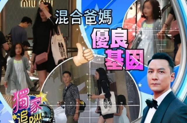 当日，吴彦祖带着妻子女儿现身香港中环某商场。