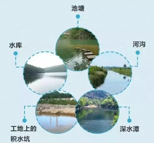 一般发生溺水的地点通常在：
