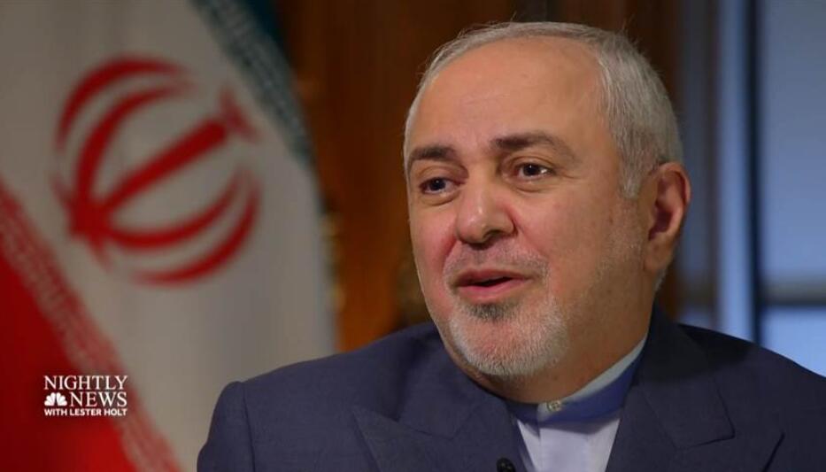 (伊朗外长扎里夫。图源：NBC News)