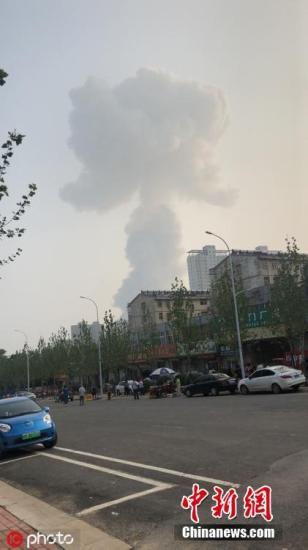 7月19日，河南三门峡市义马市气化厂发生爆炸事故。图片来源：ICphoto