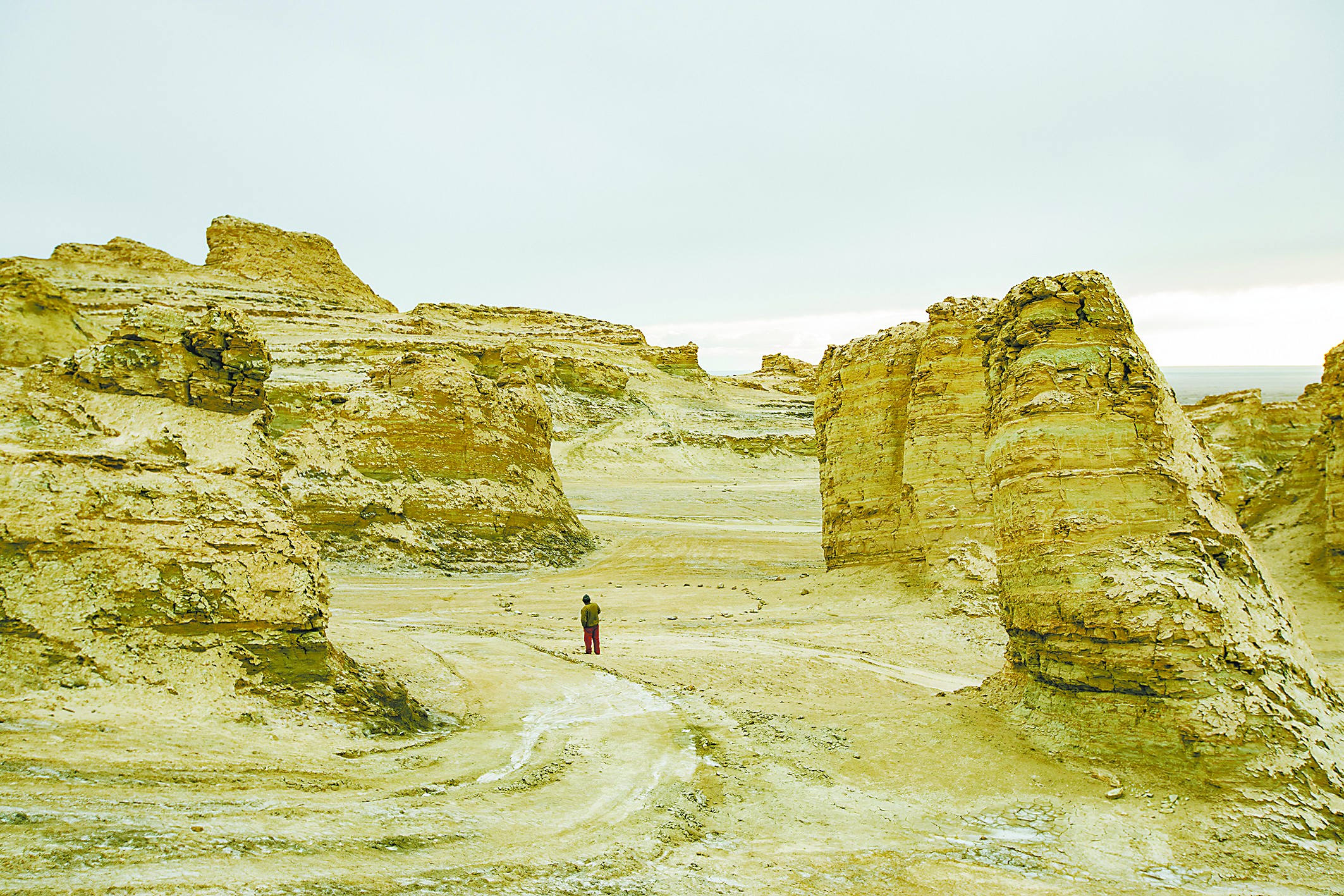 图片说明: 冷湖的俄博梁雅丹地貌酷似火星
