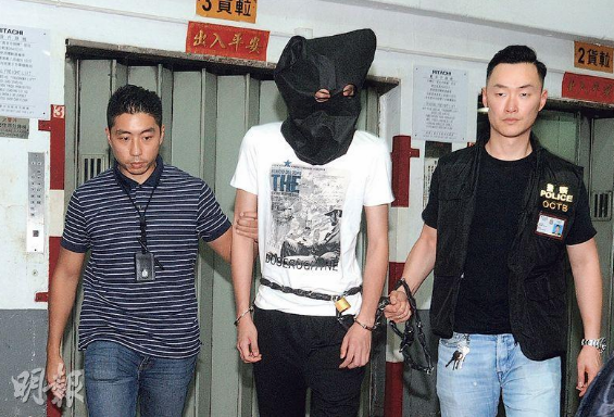 香港警方21日逮捕卢姓犯罪嫌疑人(图片来源：港媒)