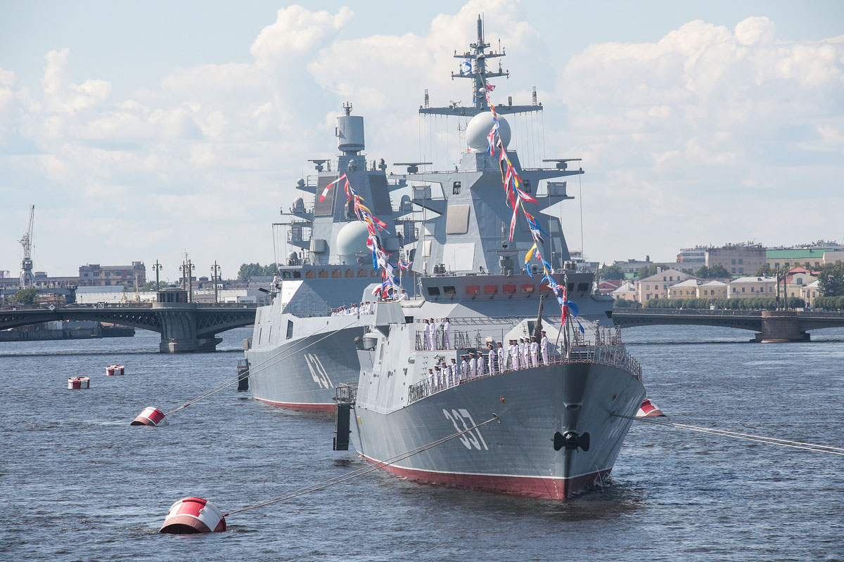 13 俄罗斯海军节阅兵阵容提前曝光 055舰来了!