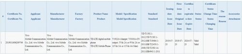 疑vivo NEX 2获认证 44W超级闪充+屏下摄像头