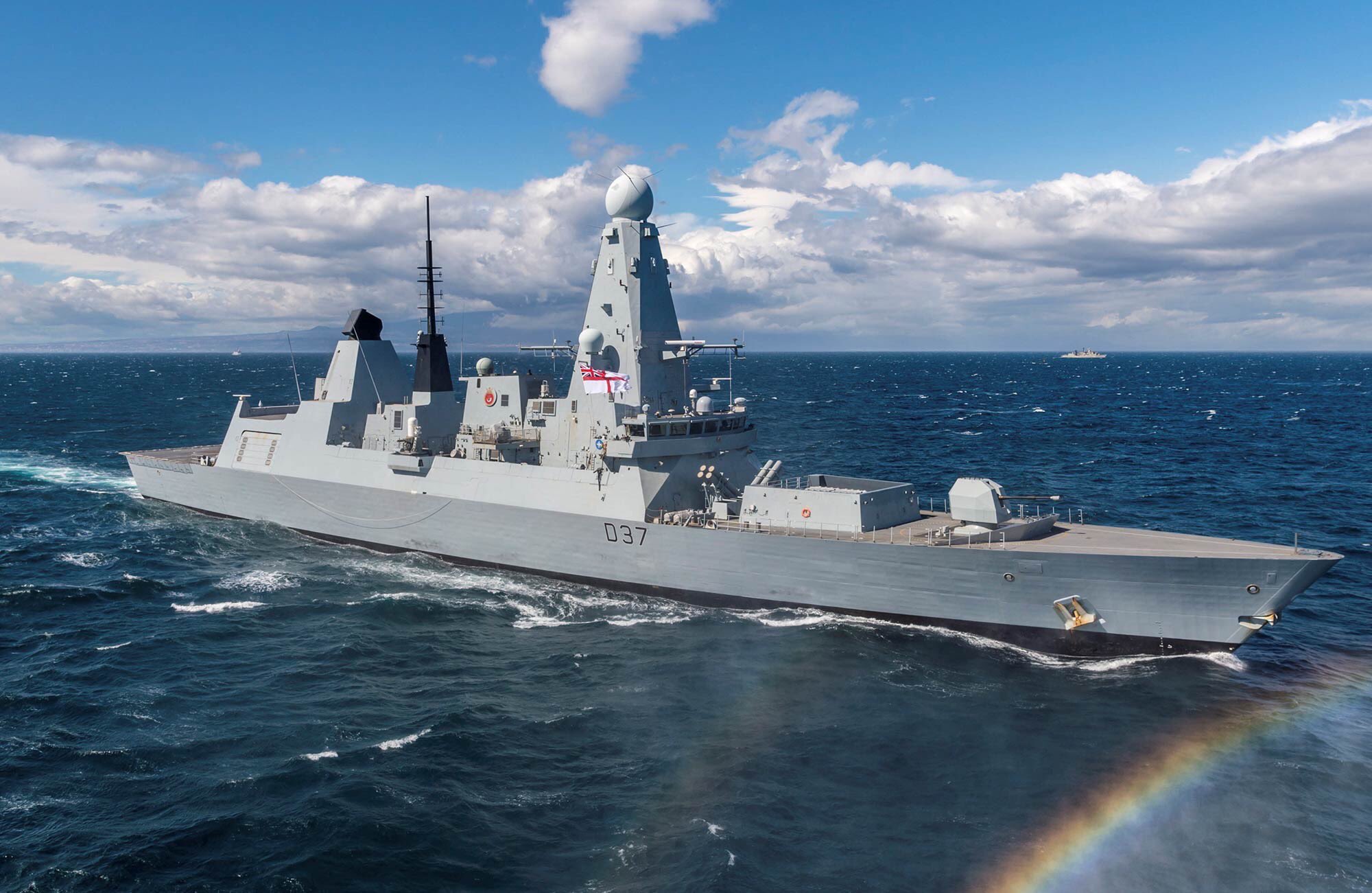 英国皇家海军的"邓肯"号驱逐舰