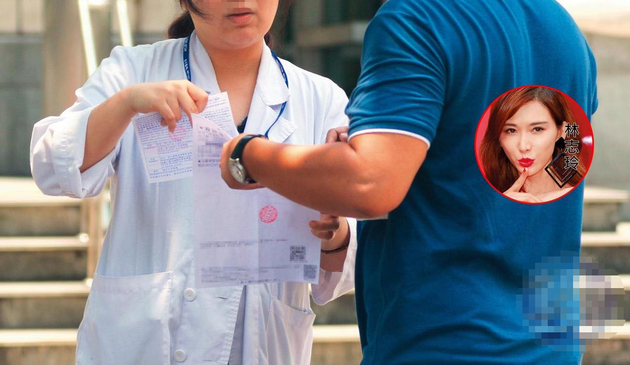 林志玲的司机与台大医院妇产部护理师碰面拿资料