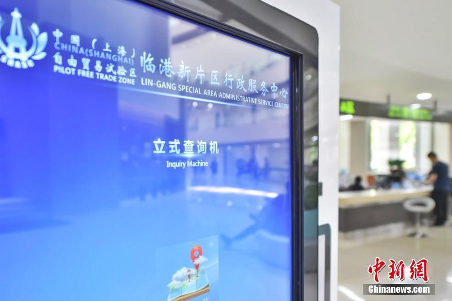 上海自贸区临港新片区行政服务中心揭开面纱