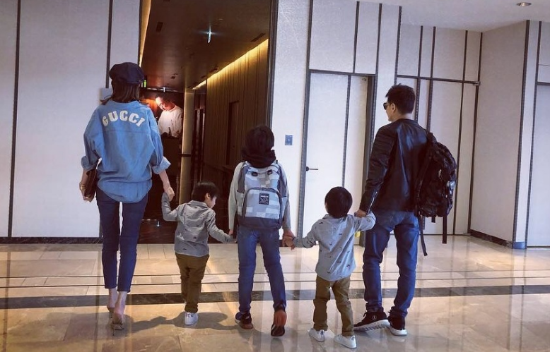 林志颖一家五口