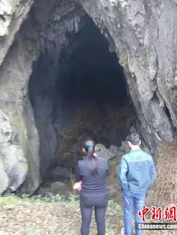 溶洞没有被修建前的原貌 受访者供图