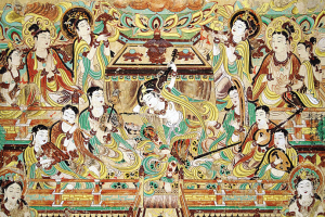 122窟《伎乐图》
