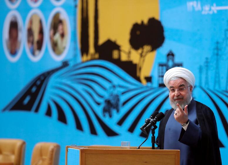 (伊朗总统鲁哈尼。图源：路透社)