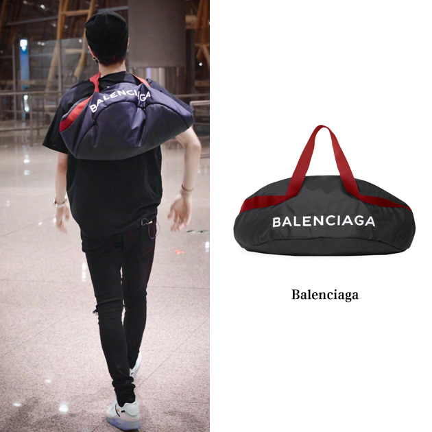 王一博把包挂脖子上 明星的迷之时髦你理解几个?