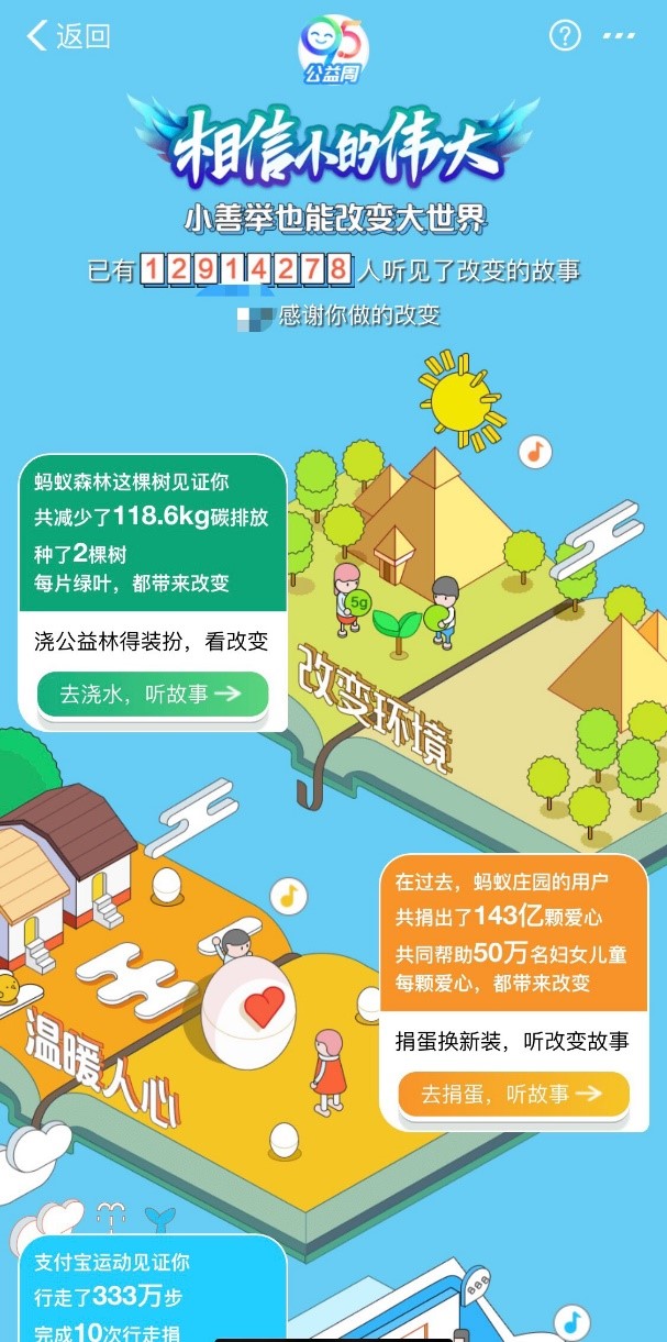 (支付宝95公益周线上会场)