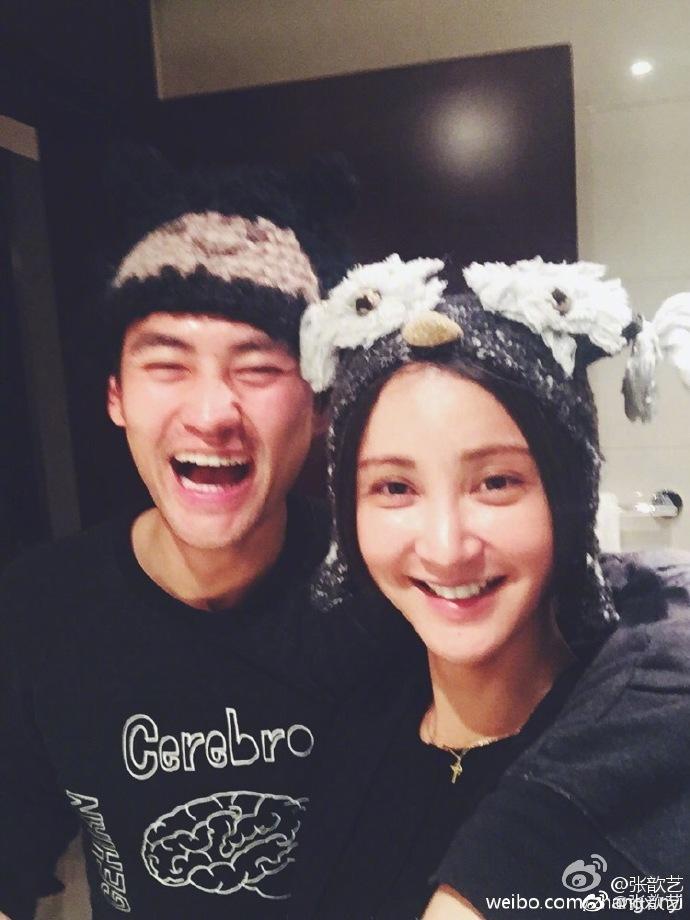 张歆艺晒照