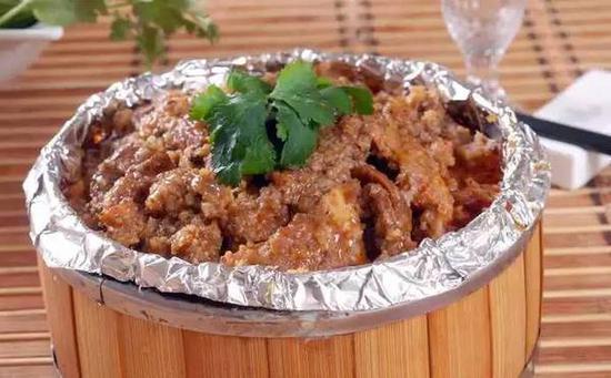 图6。大千的粉蒸牛肉