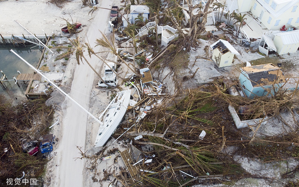 飓风"多里安"已致巴哈马43人死亡 当地成为一片废墟