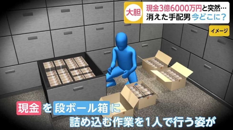 作案过程示意图(富士电视台)
