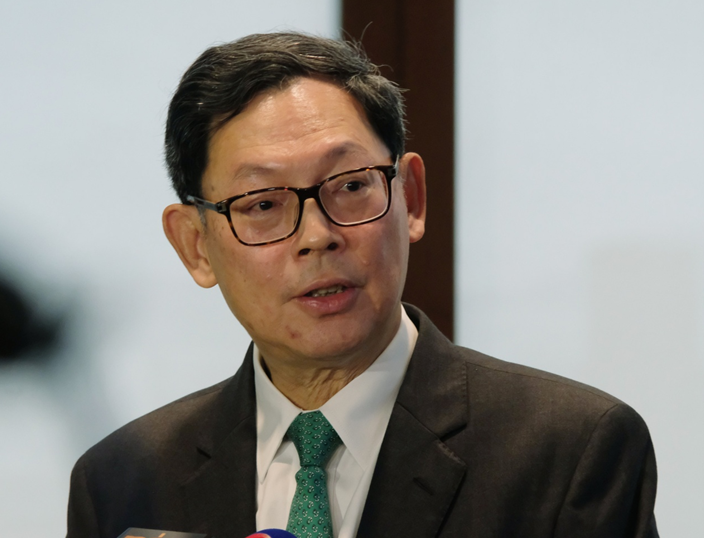 香港金融管理局总裁陈德霖。