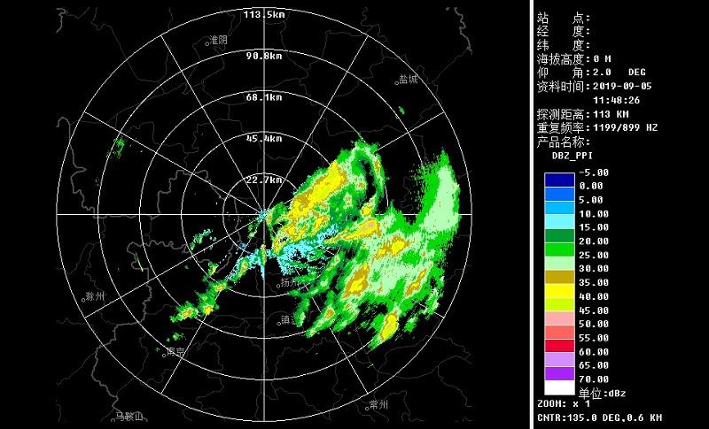 雷达天气实况图华东图片