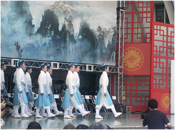 中国节上的武当功夫表演深受欢迎