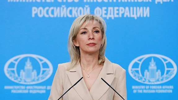 扎哈罗娃 图自俄新社