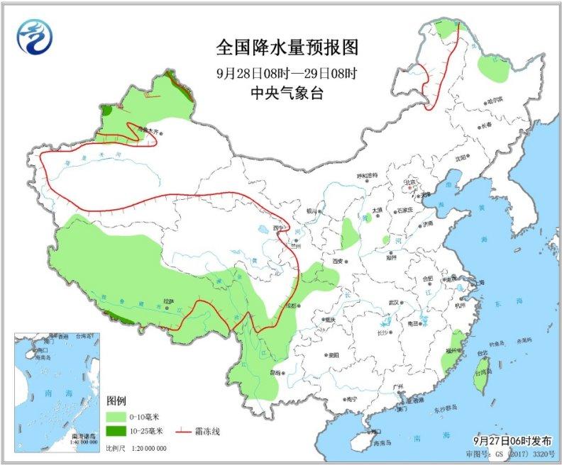 中东部大部地区天气晴好云南雨水缠绵