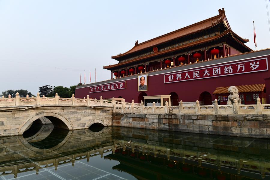 这就是今天早上的北京