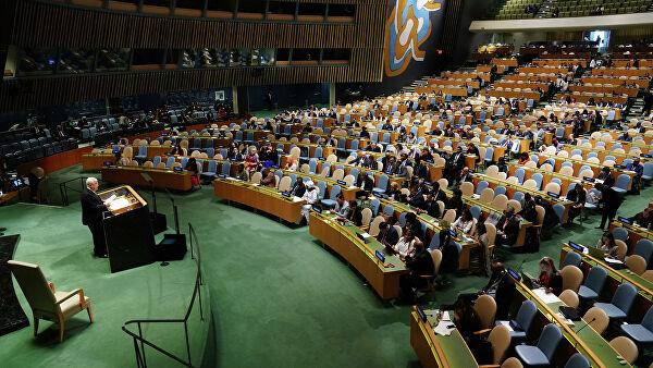 联合国大会（图源：俄新社）