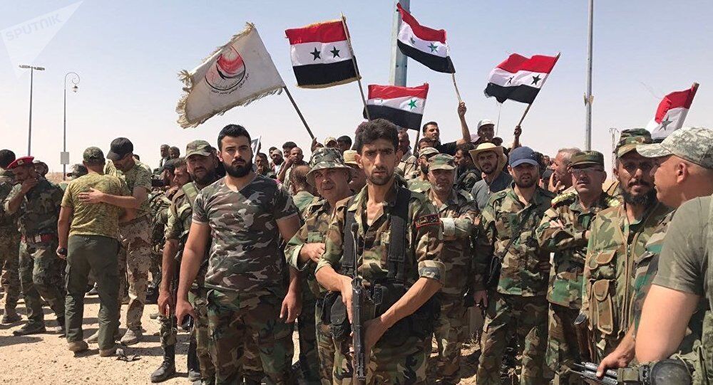 叙利亚政府军。图源：俄罗斯卫星通讯社