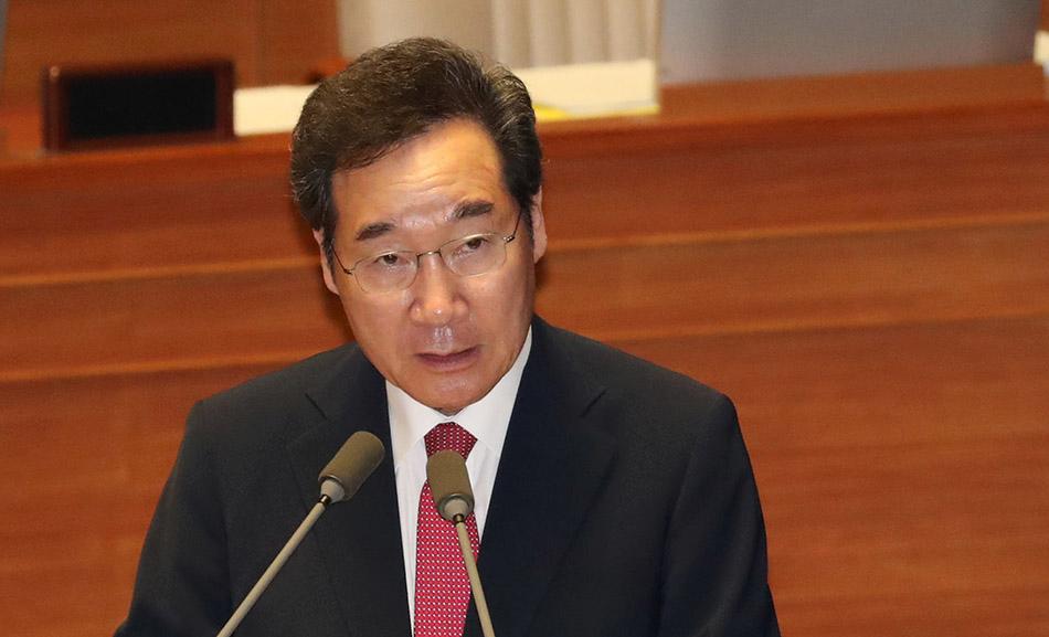 韩国国务总理李洛渊 IC 资料图