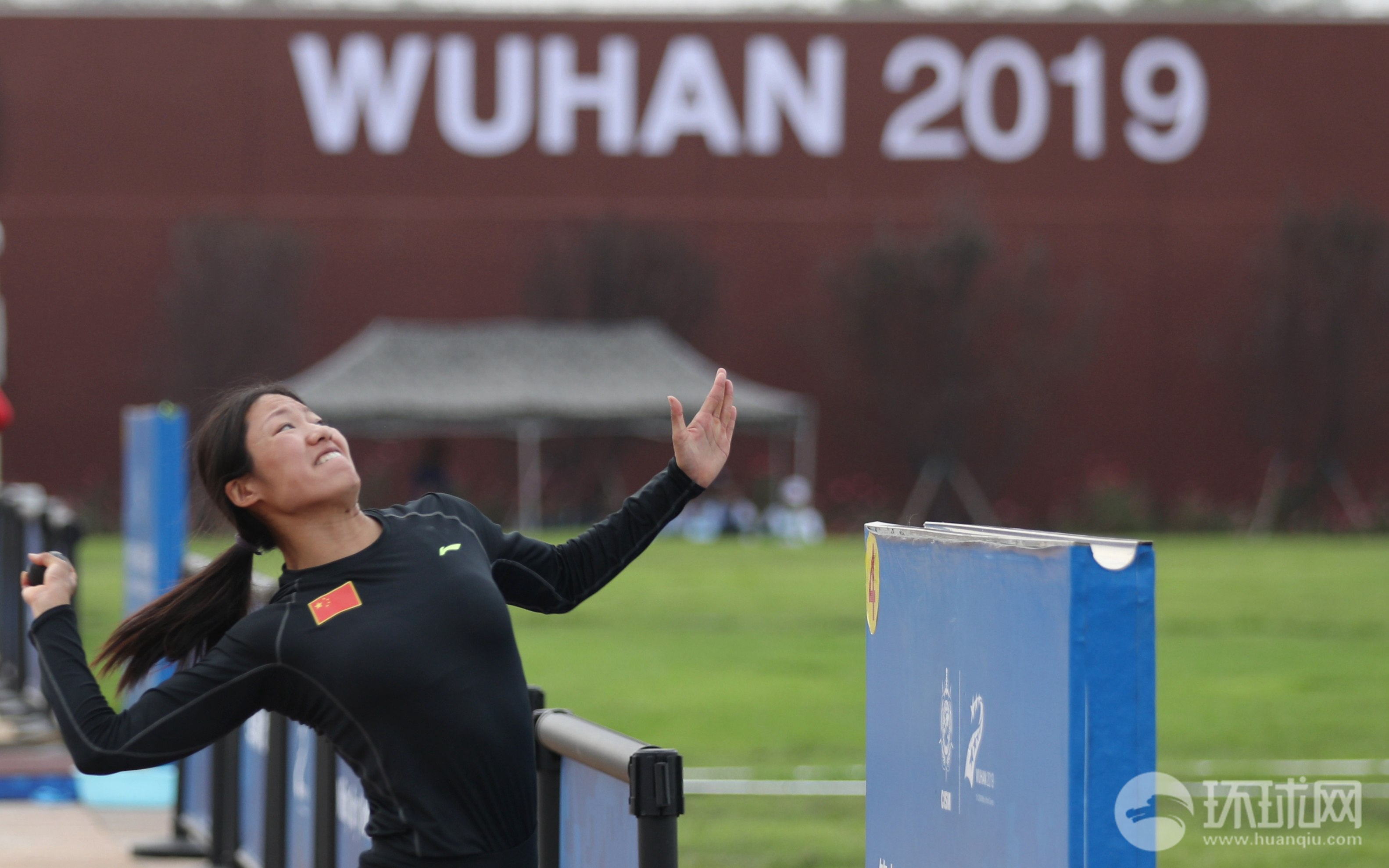 管超楠获得军运会军事五项个人全能女子投弹第一名