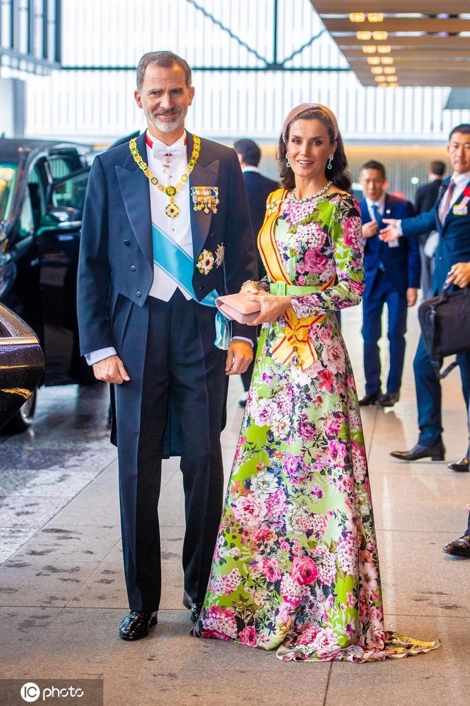 参加即位仪式的西班牙国王夫妇（东方IC）