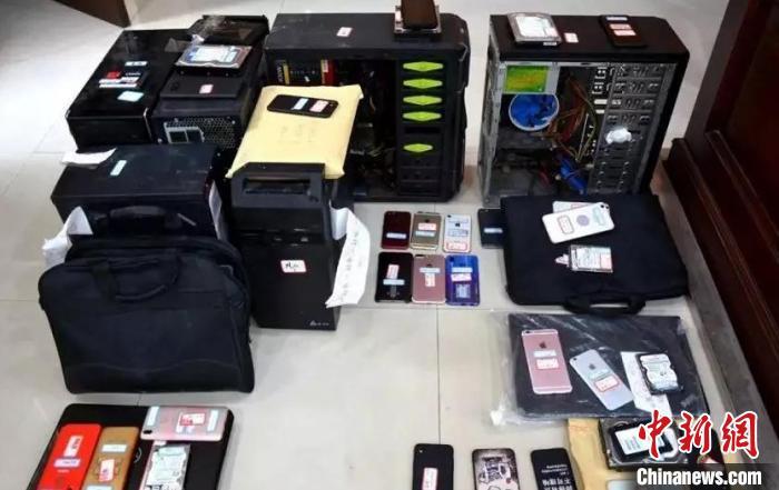 图为缴获的赃物。河池中院