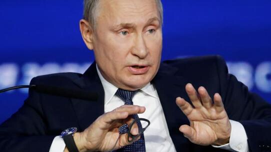 俄罗斯总统普京。图源：路透社