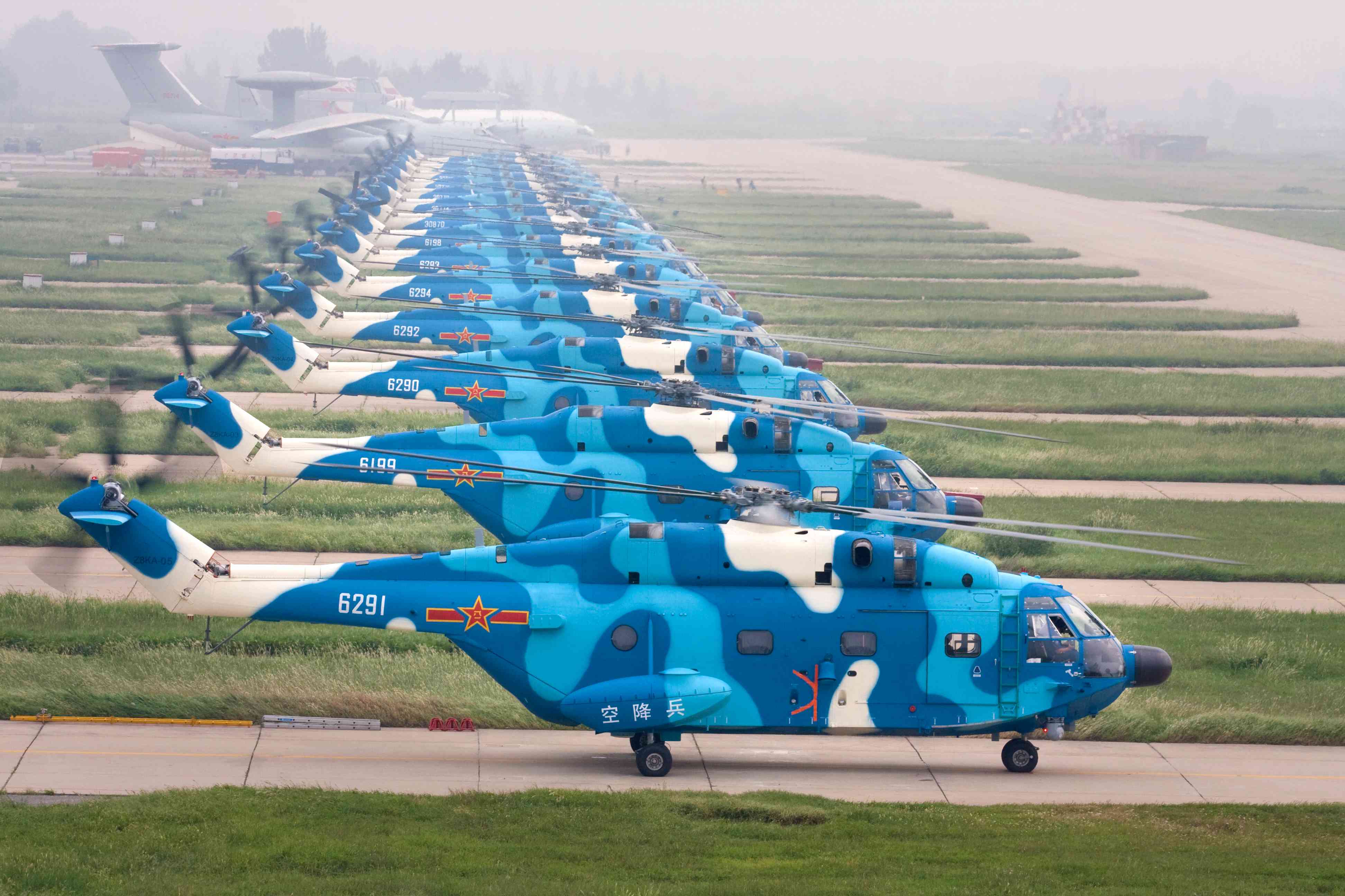 中国最大的运输直升机图片