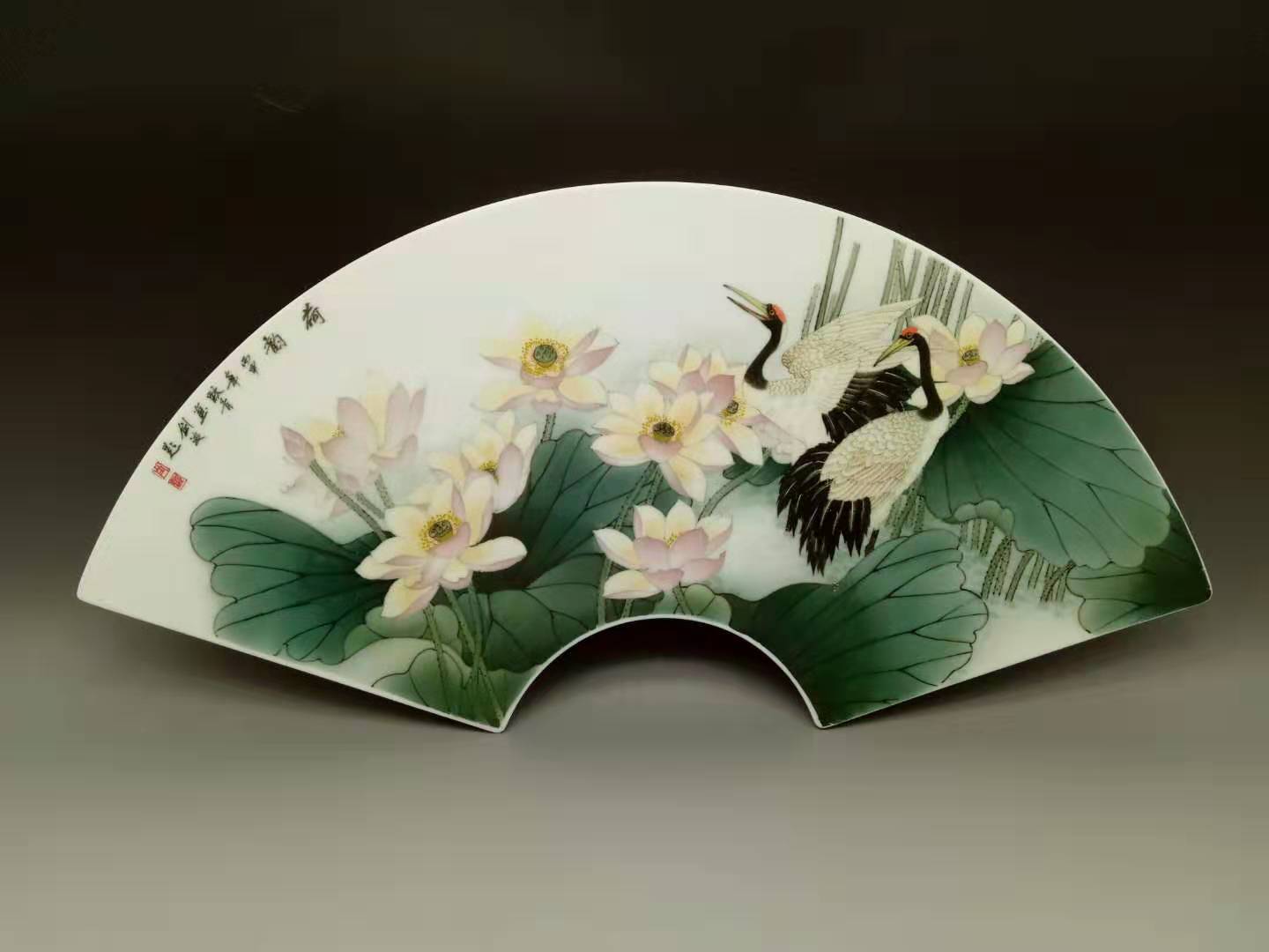 环球艺术人物:肖跃青——釉下彩花鸟