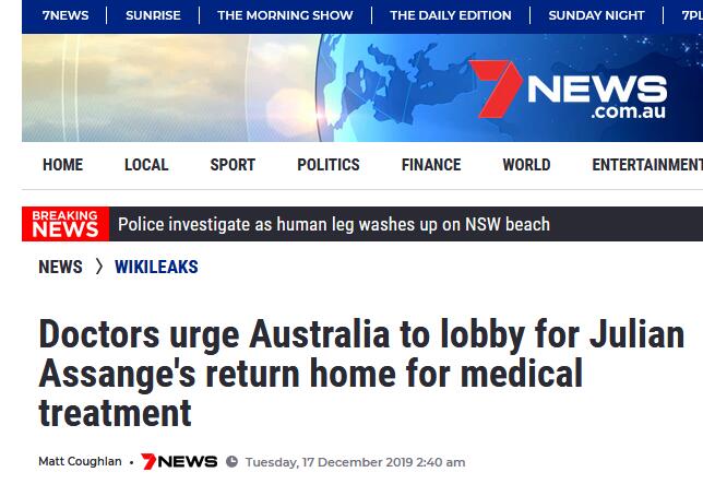 澳大利亚“7News”网站报道截图