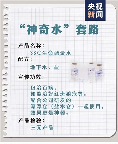 号称治百病两年卖6亿 揭秘“神奇水”的神奇套路