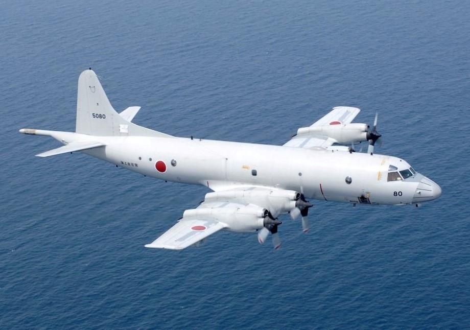 日本海上自卫队P-3C反潜巡逻机。