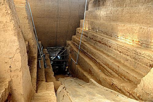 位于河南安阳的曹操墓（新华社）