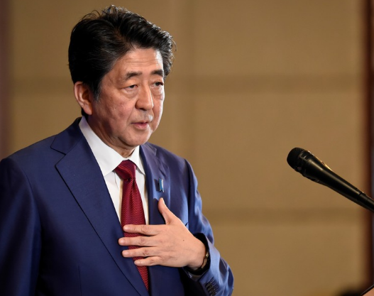 资料图：日本首相安倍晋三。（图源：路透社）