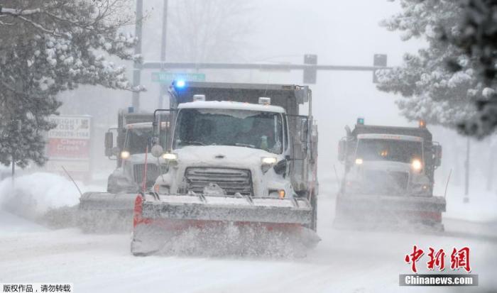 冬季风暴向美国东北推进数千万人面临大雪冻雨威胁