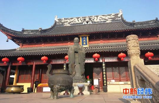 资料图：南京夫子庙。 中新经纬张义华摄