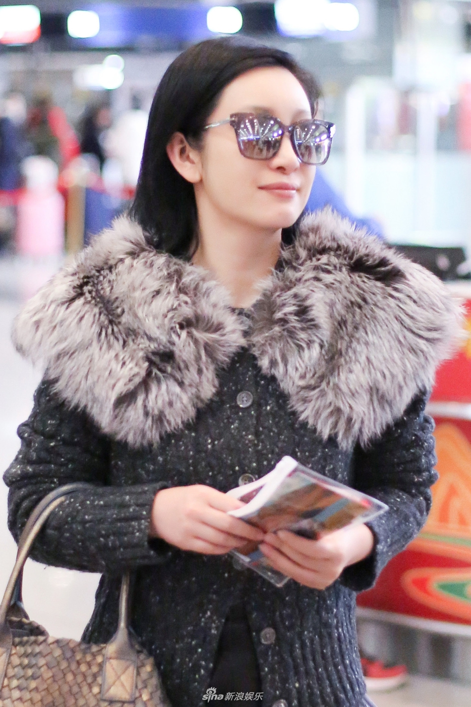 秦海璐1月20日,秦海璐现身北京机场.