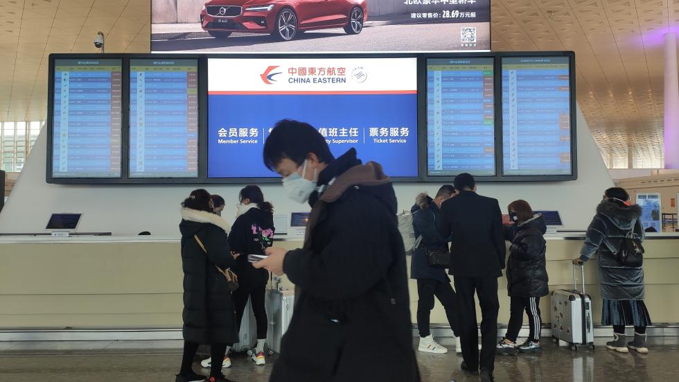 1月23日的武汉天河机场。本文图片 澎湃新闻记者 图